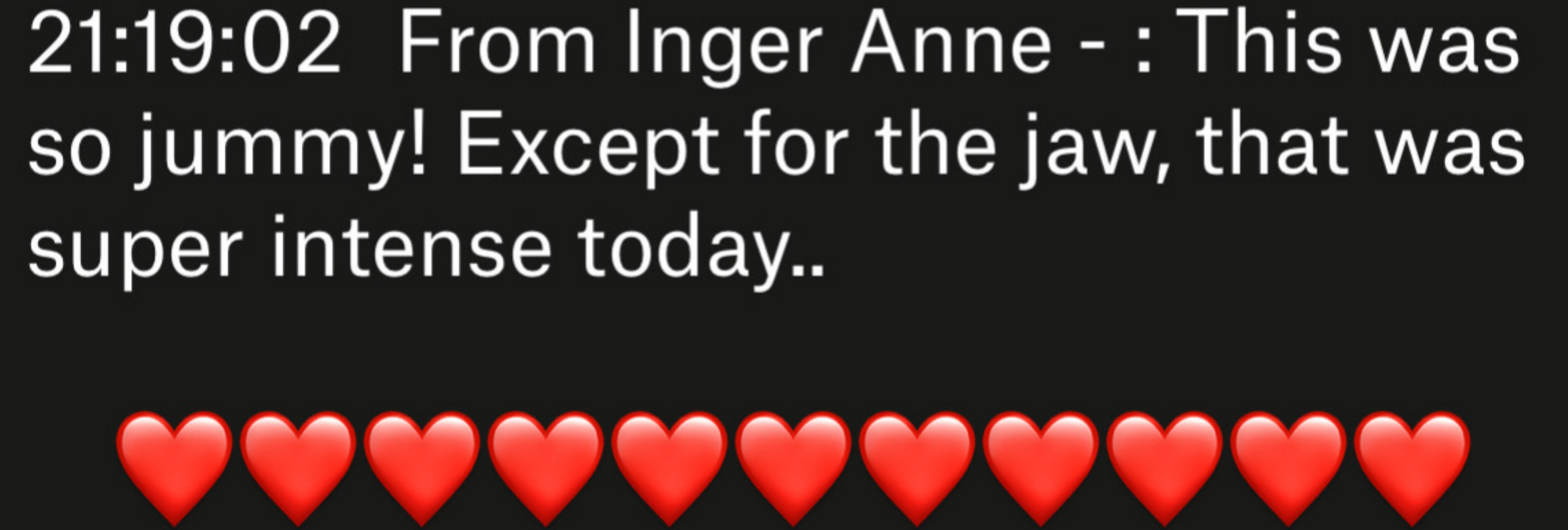 Testimonial from Inger Anne