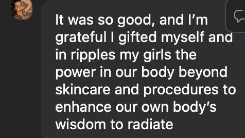 Testimonial from Jessy